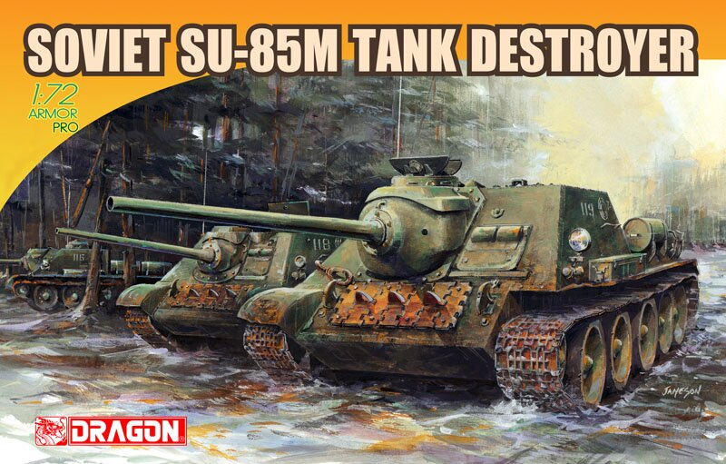 Сборная модель - Танк Soviet SU-85M Tank Destroyer